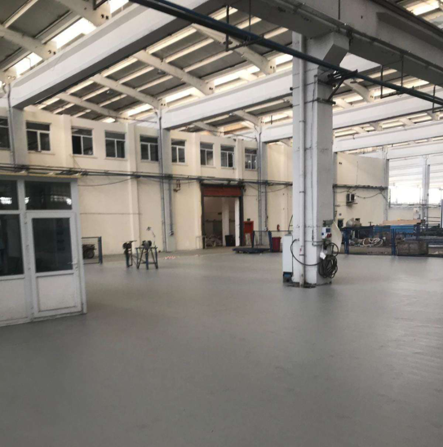 Fabrika içi çatı ve aydınlatma yenilemesi